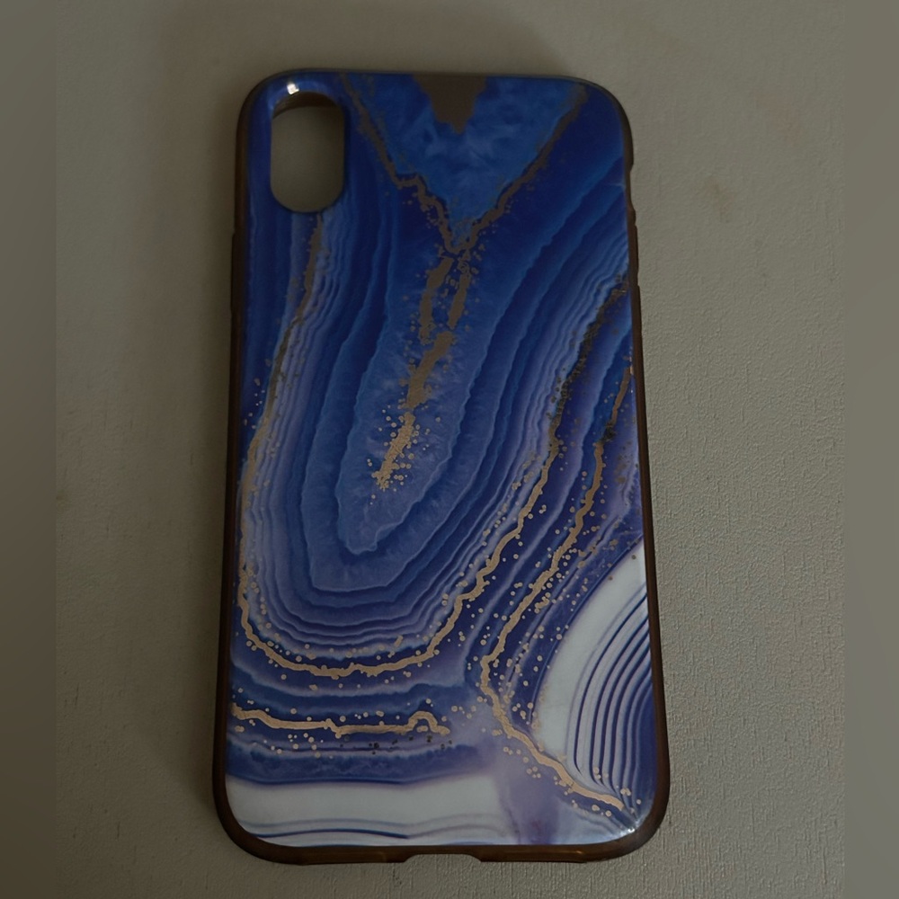 Blue and Gold Phone Case
